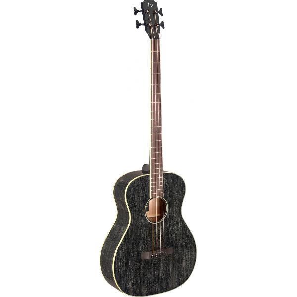 James Neligan YAK-BAS-E elektro-akoestische bas met massief mahonie bovenblad