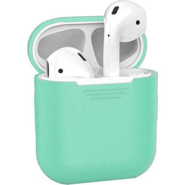 Bescherm Hoesje Cover voor Apple AirPods Case - Turquoise