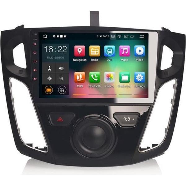 Voltario® 9 “ Android 9.0 Autoradio voor Ford. Inclusief navigatie, bluetooth, DVD en Octa Core, voor FORD Focus