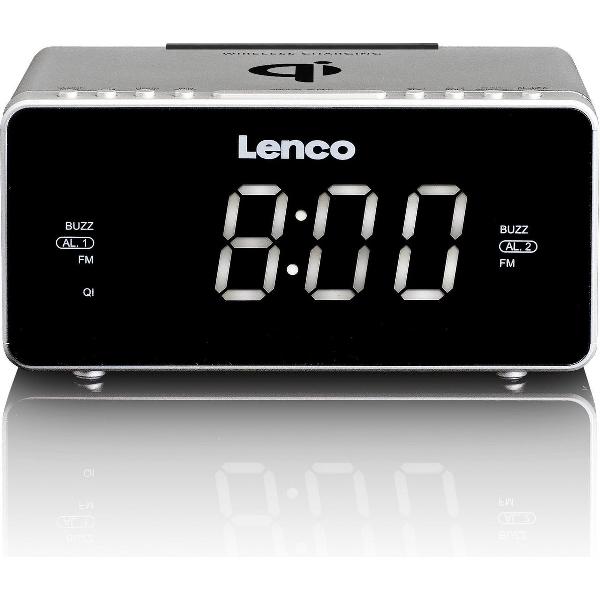Lenco CR-550 - Wekkerradio - Zilver