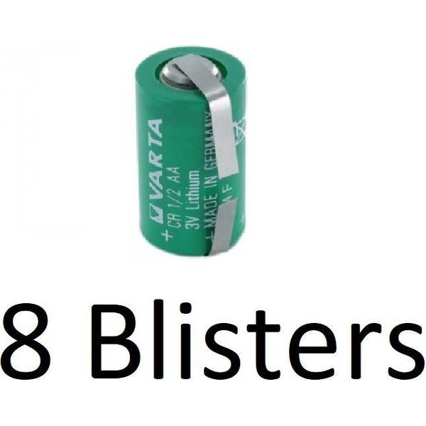 8 Stuk (8 Blister a 1 st) Varta lithium 1/2 AA 3v U-tag