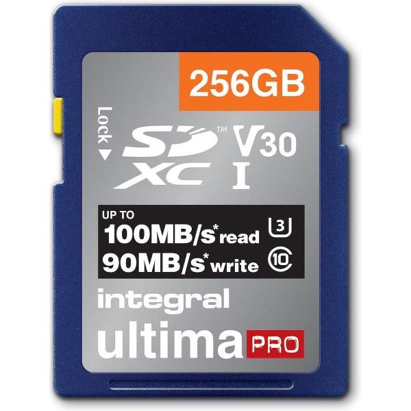 Integral INSDX256G-100/90V30 flashgeheugen 256 GB SD UHS-I