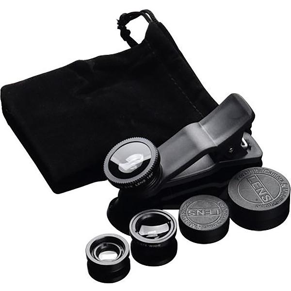 3-in-1 Lens voor Smartphone / Telefoon - Macro / Groothoeklens / Fisheye Clip - Geschikt voor iPhone / Samsung / Smartphone