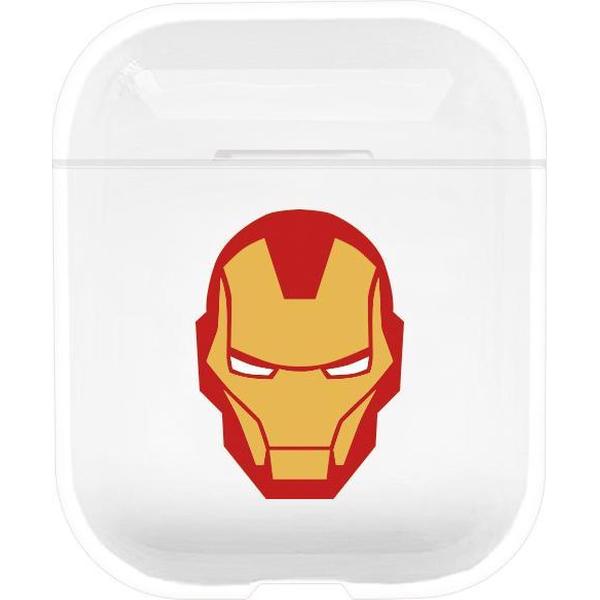 AirPods Case Cover - Bescherm hoes - Iron Man - Geschikt voor Apple AirPods 1 & 2 - gerrey.