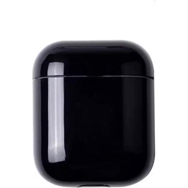 Airpods Case Cover - Beschermhoes - Zwart - Geschikt voor Apple Airpods