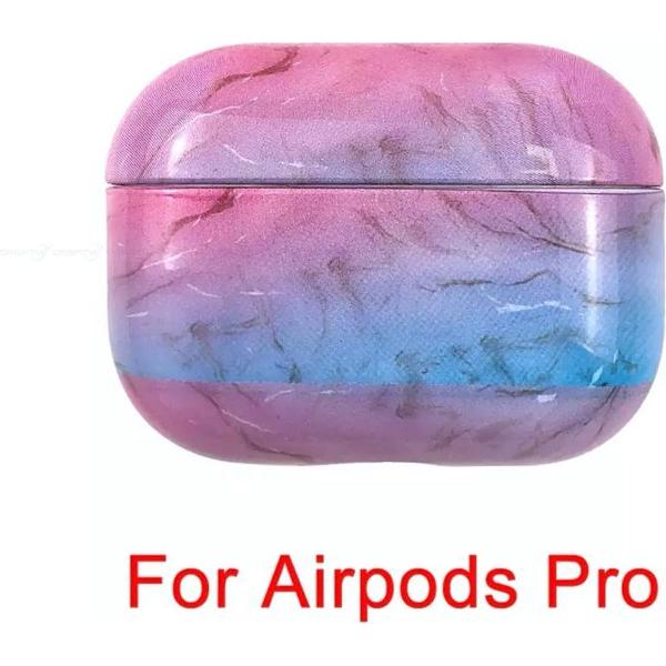 AirPods Marmer Case Cover - Beschermhoes - Multicolour - Geschikt voor Apple AirPods PRO