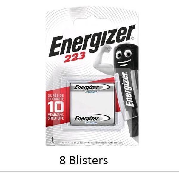 8 stuks (8 blisters a 1 stuk) Energizer Lithium CR-P2P 6V