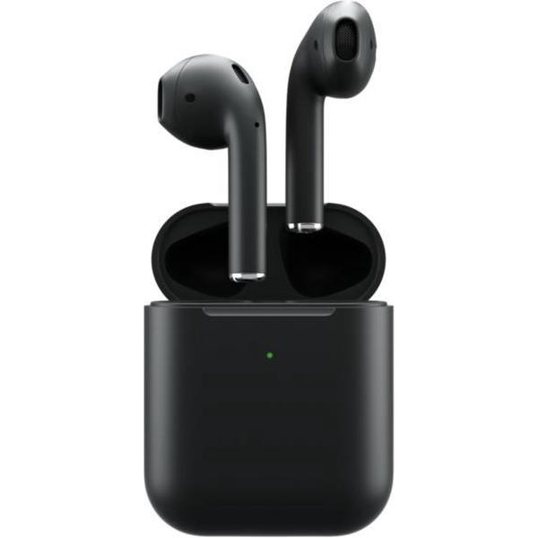 BlackPods -Draadloze Oordopjes - Mat zwart - Alternatief AirPods 2 - Draadloze oplaad case - Automatisch verbonden-Bluetooth Oortjes