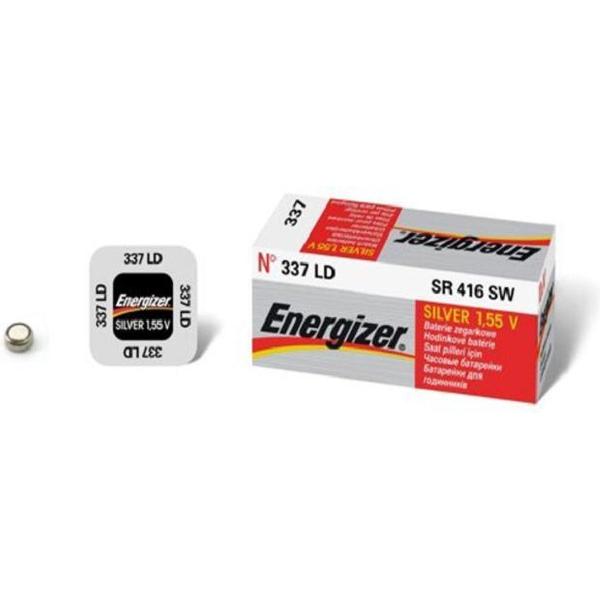 1 stuk Energizer Zilver Oxide Knoopcel 337 LD 1.55V