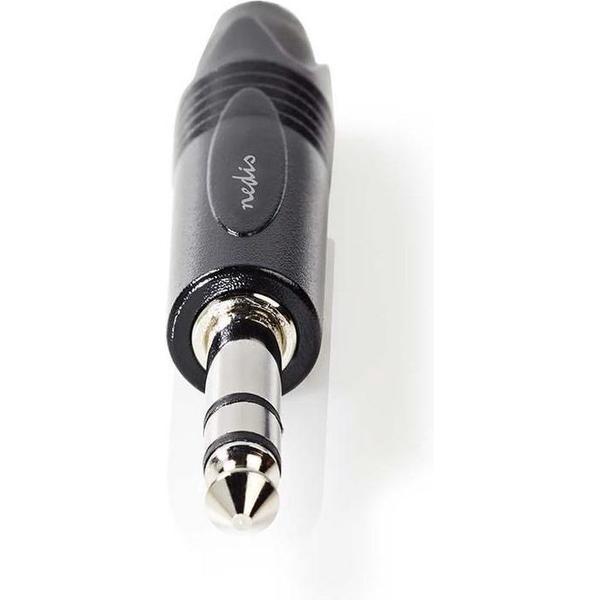 Nedis 6,35mm Jack (m) connector - 3-polig / stereo