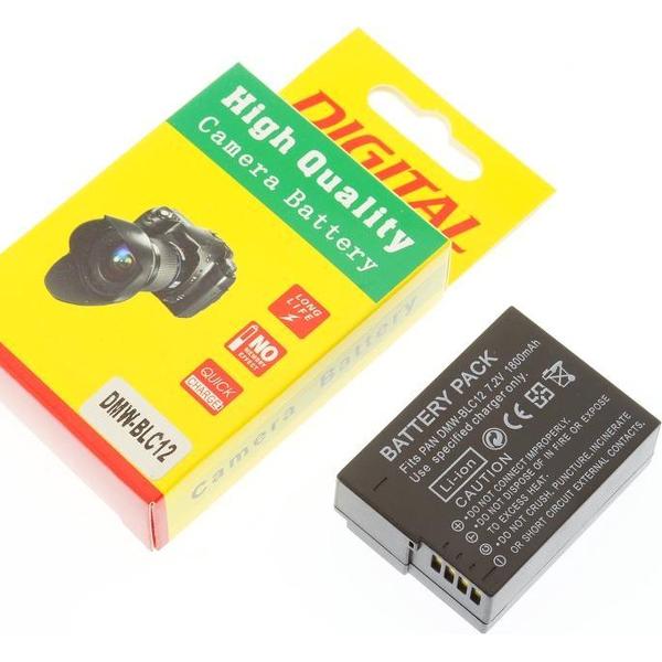 Camera Batterij Accu DMW-BLC12 1800mAh Panasonic GX8 FZ300