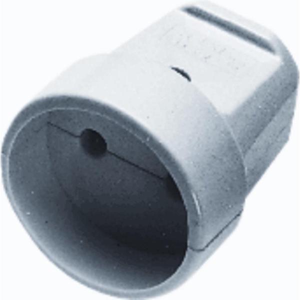 Kaiser contrastekker 230v 2p hard pvc wit