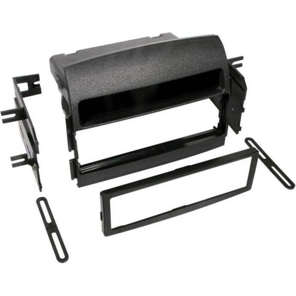 1-DIN Paneel met aflegbakje. Hyundai Sonata 2005-2008 Kleur: Zwart