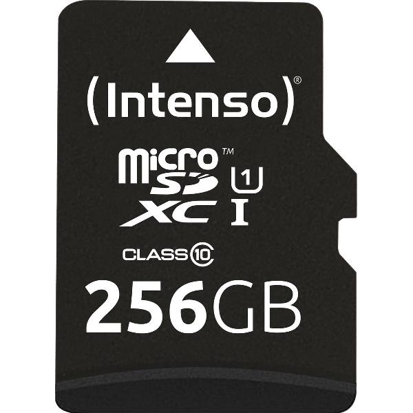 Intenso microSD Karte UHS-I Premium flashgeheugen 256 GB Klasse 10