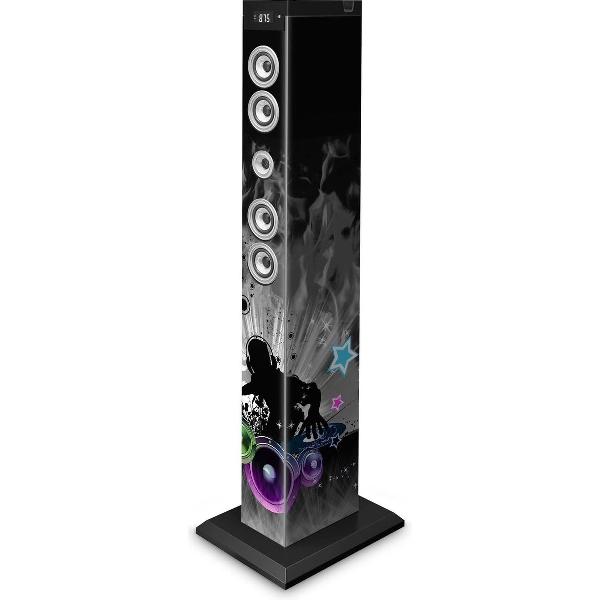 Bigben Interactive TW9DJLIGHT3 Bluetooth Sound Tower met FM Radio, USB