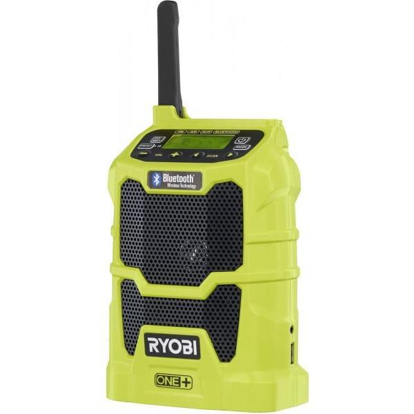 Ryobi R18R-0 One+ Bouwradio FM Bluetooth, USB, AUX Lichtgroen