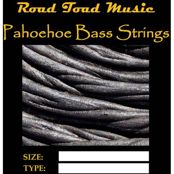 U-bas Pahoehoe zwart 4-String