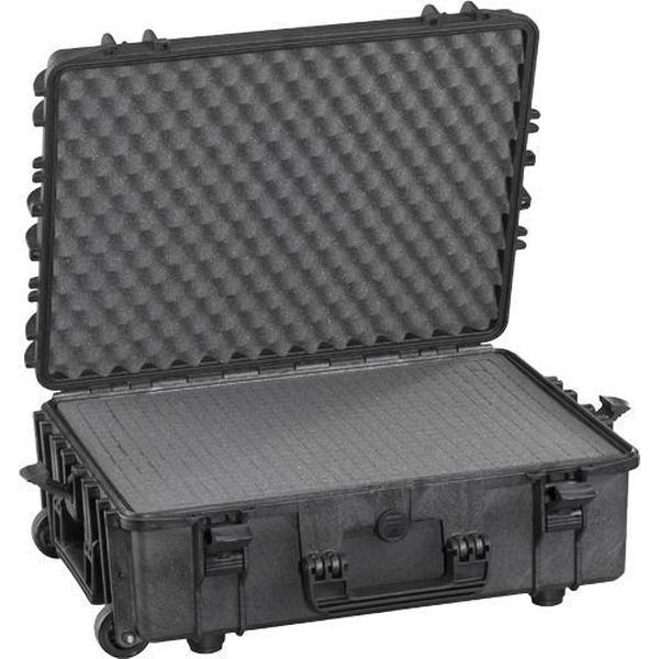 Gaffergear camera koffer 054 zwart trolley uitvoering - incl. plukschuim - 47,300000 x 22,500000 x 22,500000 cm (BxDxH)