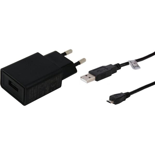 TUV gekeurde 2A oplader. 0,8 m Micro-USB kabel, Past ook op Kobo Ereader. o.a. ARC, 7, 7HD, 10HD, AURA, H2O, HD, One, Glo, Mini, Touch, Touch 2.0, Vox