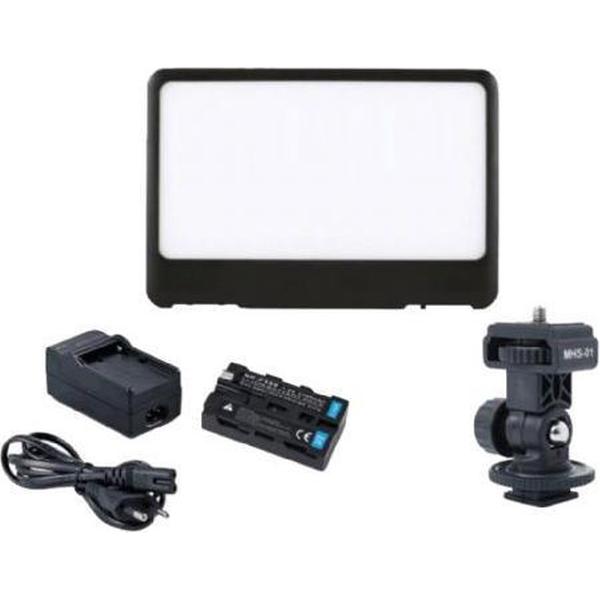 Falcon Eyes Soft LED Lamp Set Dimbaar DV-80SL-K2 incl. Accu