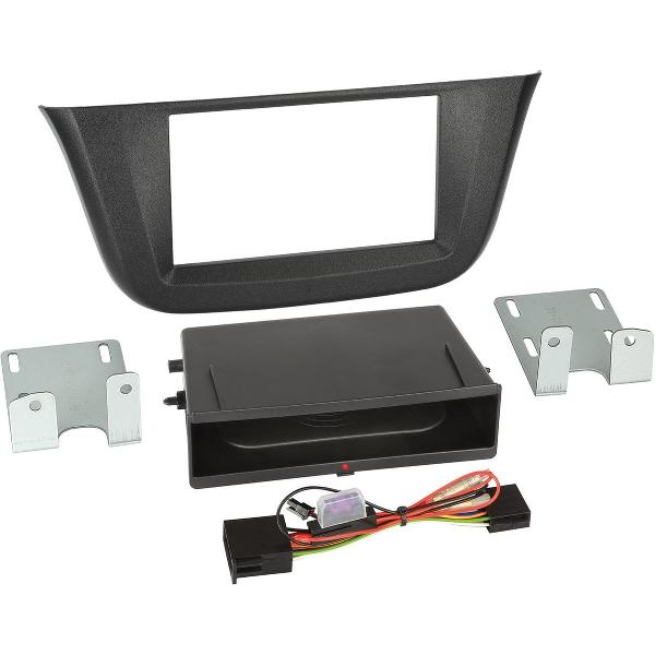 2-DIN Radio Paneel INBAY® Iveco Daily VI 2014 > Zwart