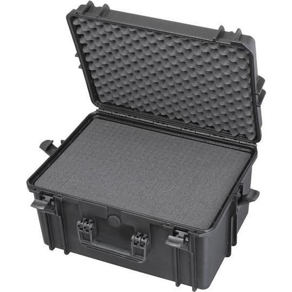 Gaffergear camera koffer 050H zwart trolley uitvoering - incl. plukschuim - 43,700000 x 32,600000 x 32,600000 cm (BxDxH)