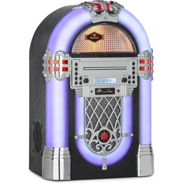 Kentucky jukebox BT FM radio USB SD MP3 CD speler wit