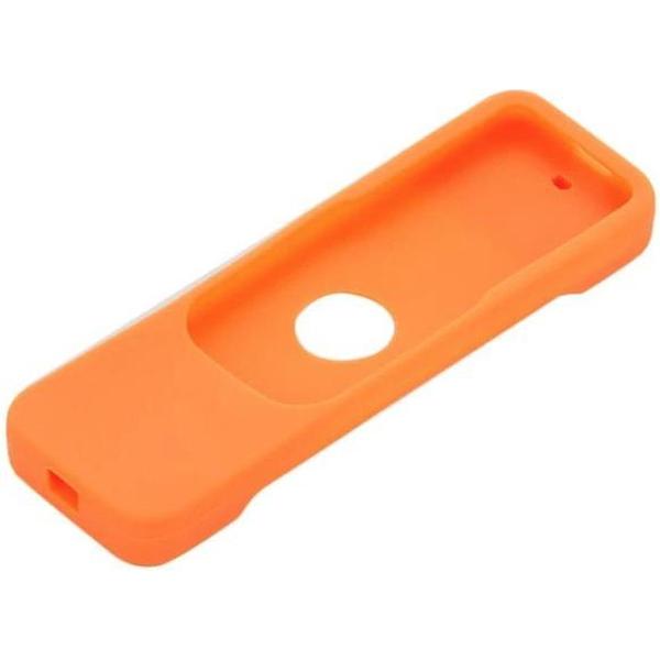 MIRO | Apple TV 4 Afstandsbediening Hoesje – Beschermer - Siliconen – Oranje