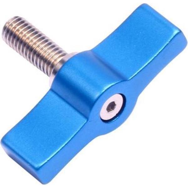 10 STKS T-vormige schroef Multi-directionele aanpassing Handschroef Aluminium handgreep Schroef, specificatie: M5 (blauw)
