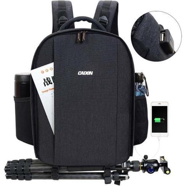 CADeN USB SLR-cameratas Canon Nikon Professionele waterdichte draagbare unisex cameratas