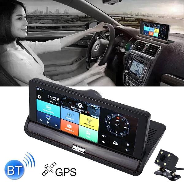7 inch auto DVR achteruitkijkspiegel Dual Camera WiFi GPS Driving Video Recorder Bluetooth Handsfree Car Dash Cam, 3G-versie