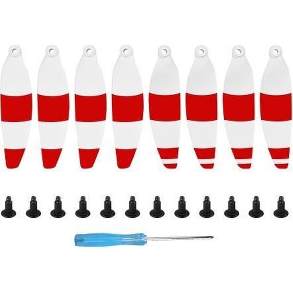 8 stks / set Sunnylife 4726F-CS Geluidsarme Quick-release Wing Propellers Drone Accessoires voor DJI Mavic Mini (Rood)