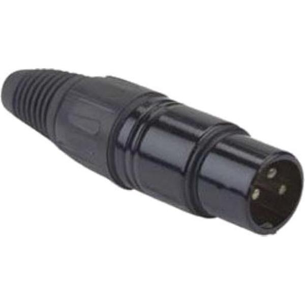 DAP Audio DAP N-CON zwarte 3-polige XLR male connector, zwarte eindkap Home entertainment - Accessoires