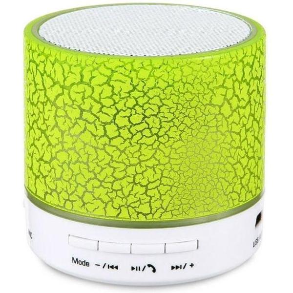 Bluetooth Speaker Mini - LED - Geel