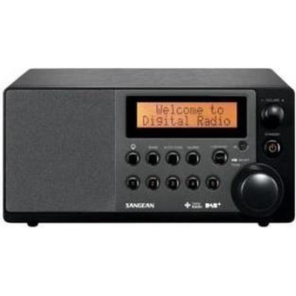 Sangean DDR-31 - DAB Radio met Bluetooth - Tafelradio met DAB+ en FM - Zwart