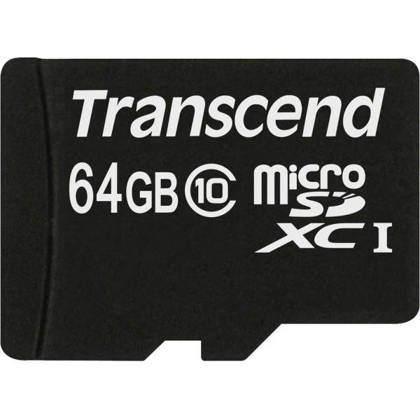 Transcend Micro SDXC 64GB Class 10 300x + SD Adapter