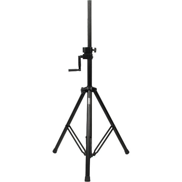 Om uw T-bars of truss-systemen naar hogere sferen te takelen heeft u een wind-up statief nodig. De Innox IVA MON-04 betreft een zwaar wind-up statief, vervaardigd uit staal. Dit statief heeft een maximale hoogte van 194 cm.