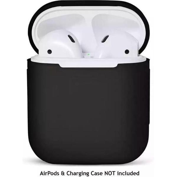 siliconen hoesje Airpod case - beschermhoesje voor je Airpods - Zwart