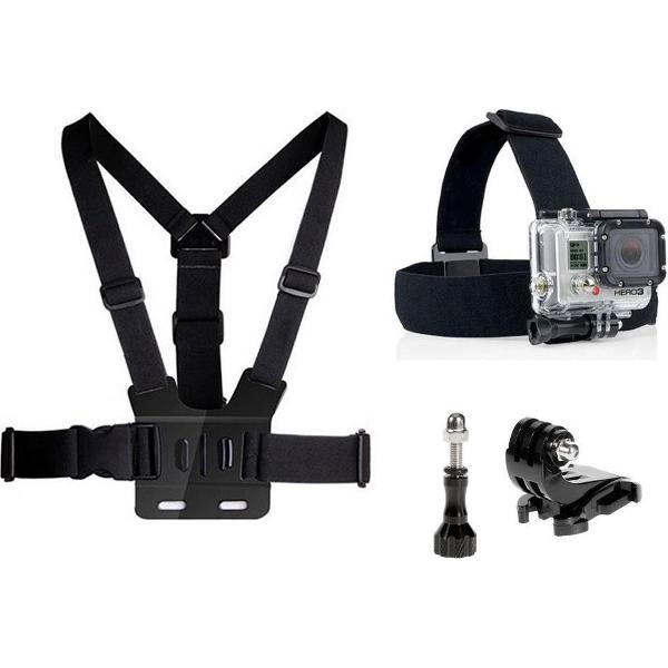 4 in 1 Accessories Kit voor GoPro Hero 4/3+/3/2/1 en Actioncam