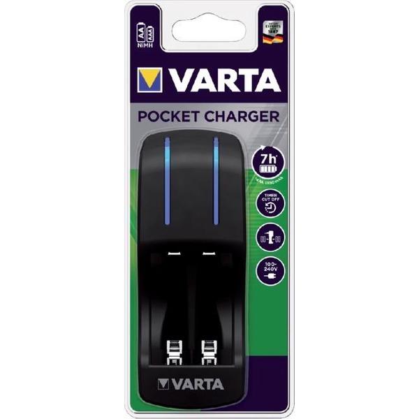 Batterij oplader varta pocket leeg