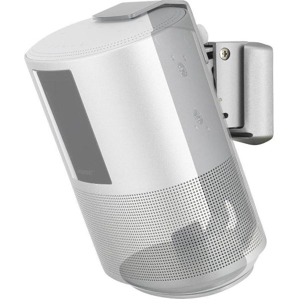 SoundXtra HS500-WM speaker steun Muur Acrylonitrielbutadieenstyreen (ABS), Staal Zilver