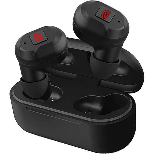 Aiwa Prodigy Air-2 - Bluetooth Oordopjes met Microfoon - Draadloze Oordopjes met 6 uur Speeltijd - Draadloze Oortjes - Inclusief Oplaadcase voor 24 uur extra Speeltijd - Zwart