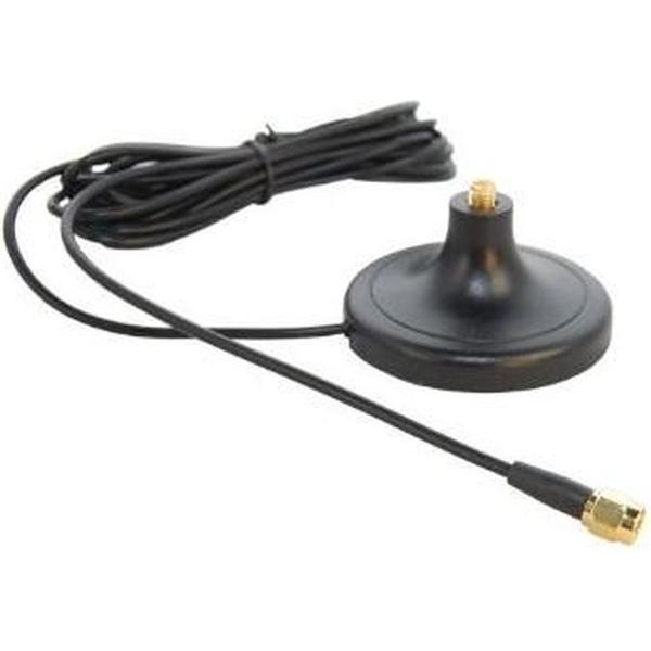 Antenne verlengkabel 3 meter met voet-sokkel