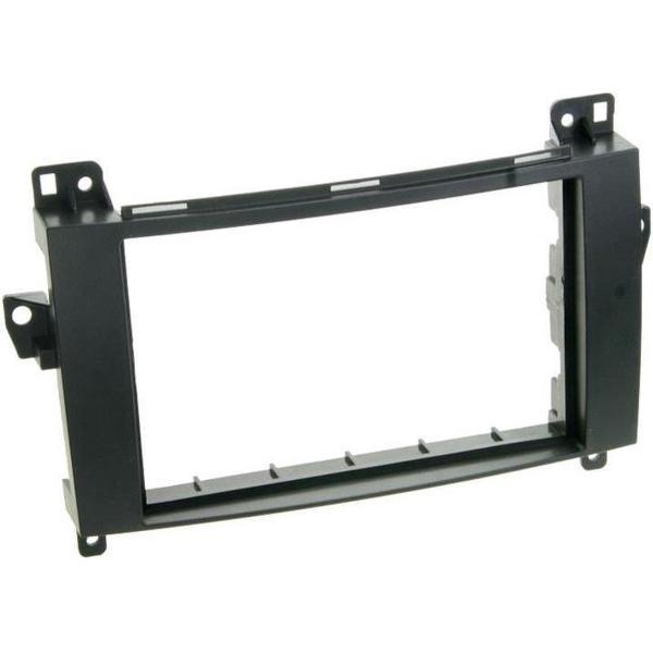 2-DIN Paneel Mercedes Benz A / B Klasse / Viano / Vito Kleur: Zwart
