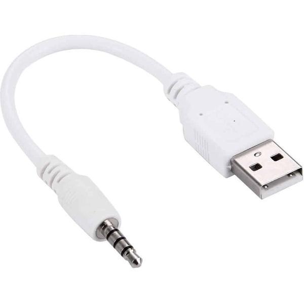 Hoge kwaliteit USB 2.0 mannelijk naar 3,5 mm jack kabel, lengte: 15cm