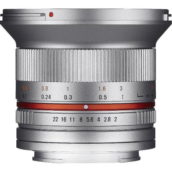 Samyang 12mm - F2.0 Ncs Cs - Prime lens - Geschikt voor Fujifilm X - Zilver
