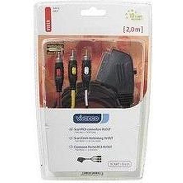Vivanco 9/84-N Scart/RCA Cinch IN/OUT Kabel 2M