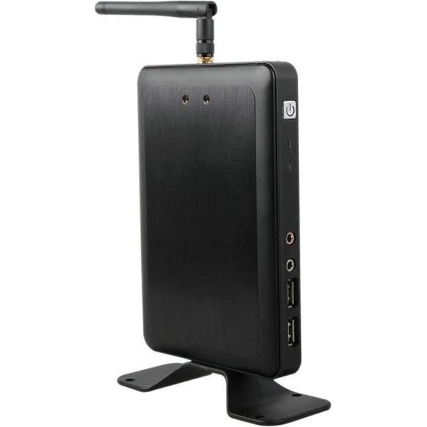 X1W Thin Client met WiFi Antenne, Allwinner A20 Dual-core 1.2 GHz, RAM: 512M, draait op Linux3.0, ondersteunt Windows XP & Win 7 & 8 / Linux OS (zwart)