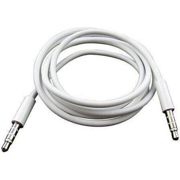 Aux Kabel | Audio Aux Jack Kabel 1 meter wit