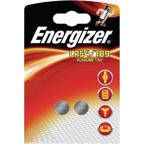 Energizer Knoopcelbatterij Lr54/189 Alkaline 1,5v 2 Stuks